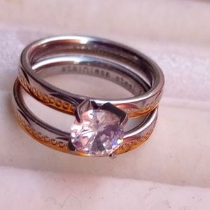 AAA Zirconium Diamond Ring Size 8